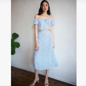 NWT Reformation Alt Two Piece in Azzurro - Size 2